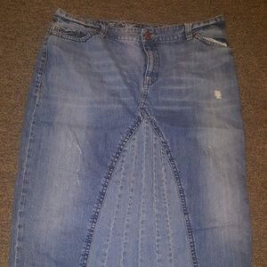Old Navy Special Edition long jean skirt